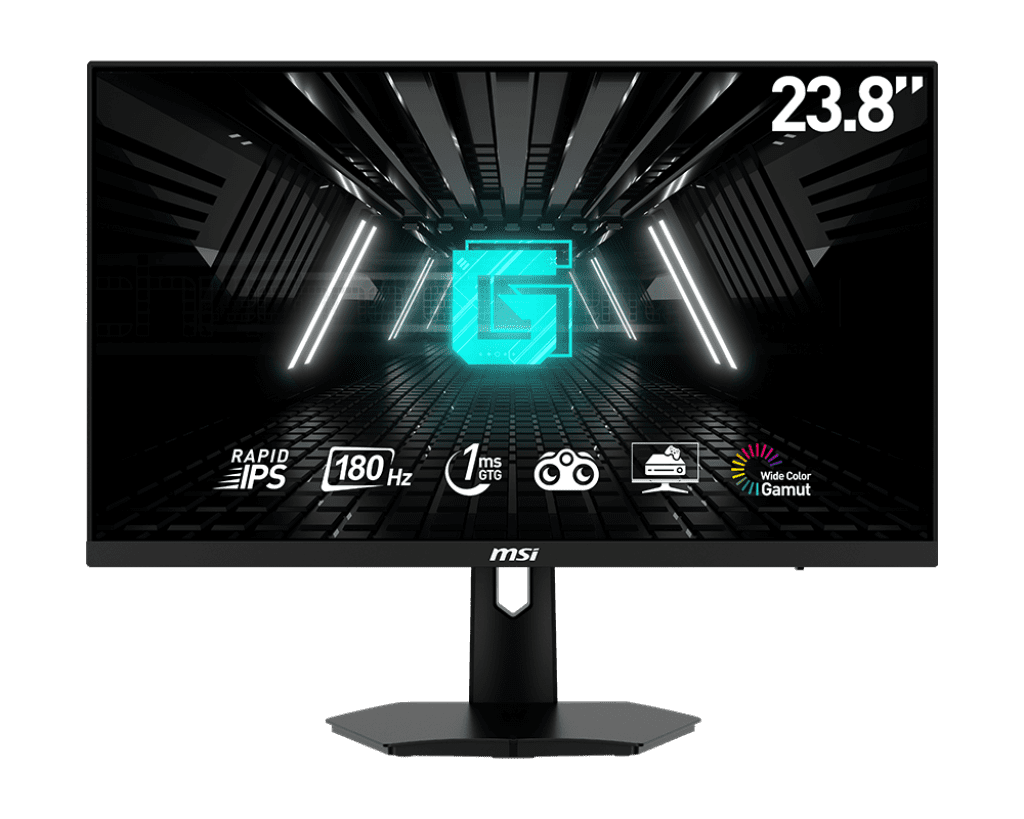 MSI G244F E2 FHD Rapid IPS Gaming Monitor – 180 Hz, 1 ms GTG, Adaptive‑Sync, Night Vision & Eye Care
