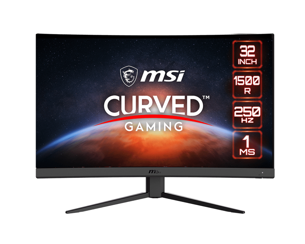 MSI G32C4X 32 Inch Full HD 250Hz Curved Gaming Monitor | 1ms MPRT, VA Panel