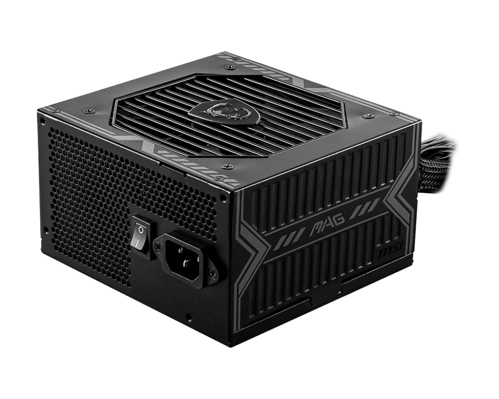 MSI MAG A750BN 750 W 80 Plus Bronze ATX Power Supply – DC‑to‑DC, Quiet 120 mm Fan, 5‑Year Warranty