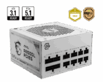 MSI MAG A850GL PCIe5 850W White SMPS
