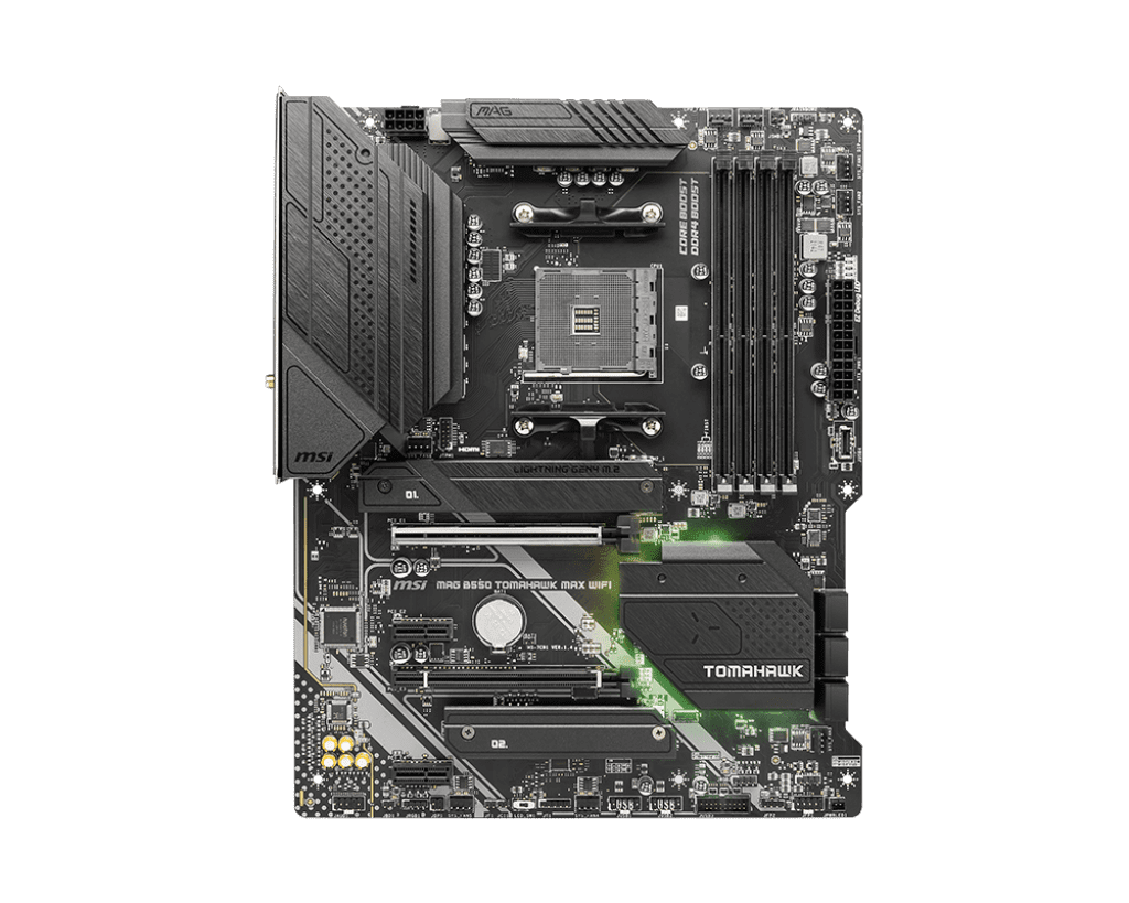 MSI MAG B550 Tomahawk Max WiFi ATX Motherboard AM4, DDR4 | PCIe 4.0, Dual M.2 Gen4, Wi‑Fi 6E