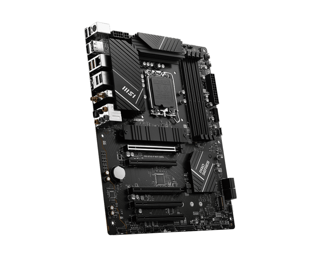 MSI PRO B760‑P WiFi DDR4 ATX Motherboard LGA 1700 DDR4 | PCIe 4.0 M.2, Wi‑Fi 6E