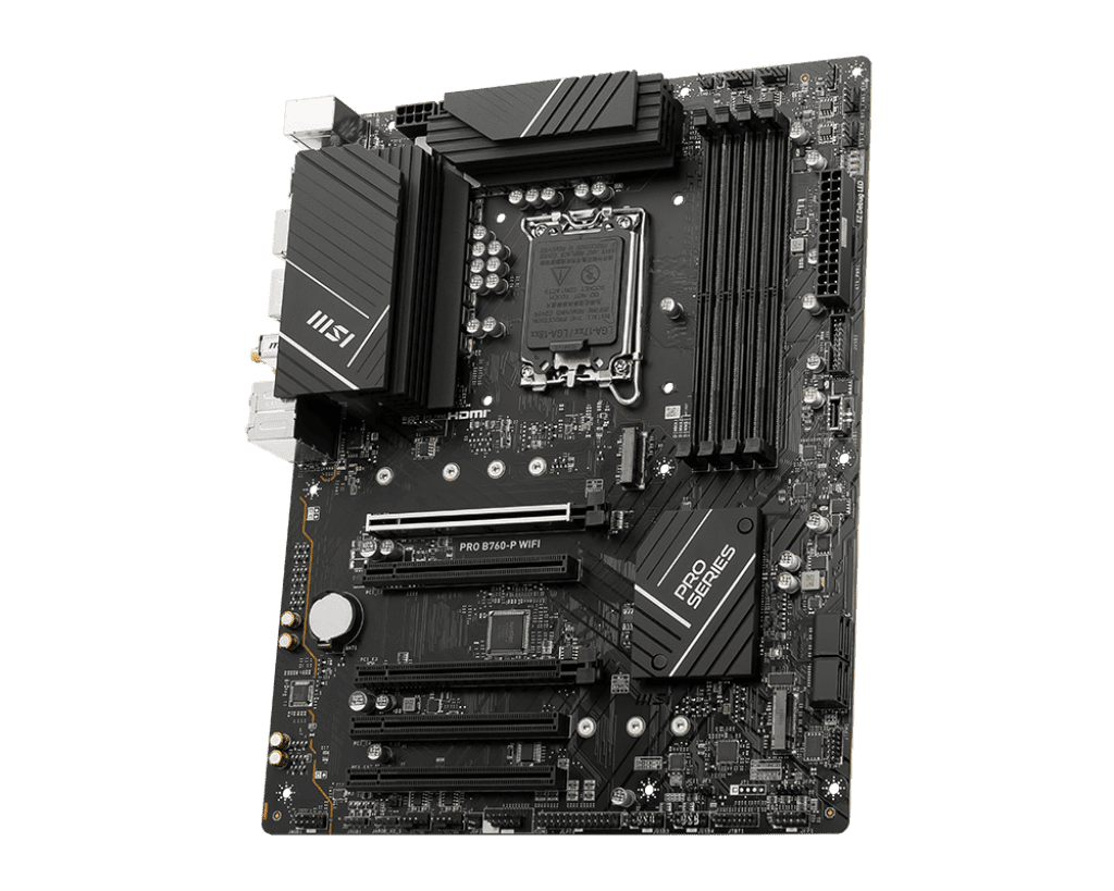 MSI PRO B760-P WiFi DDR5 ATX Motherboard LGA 1700 DDR5 | PCIe 4.0 x16, Dual M.2