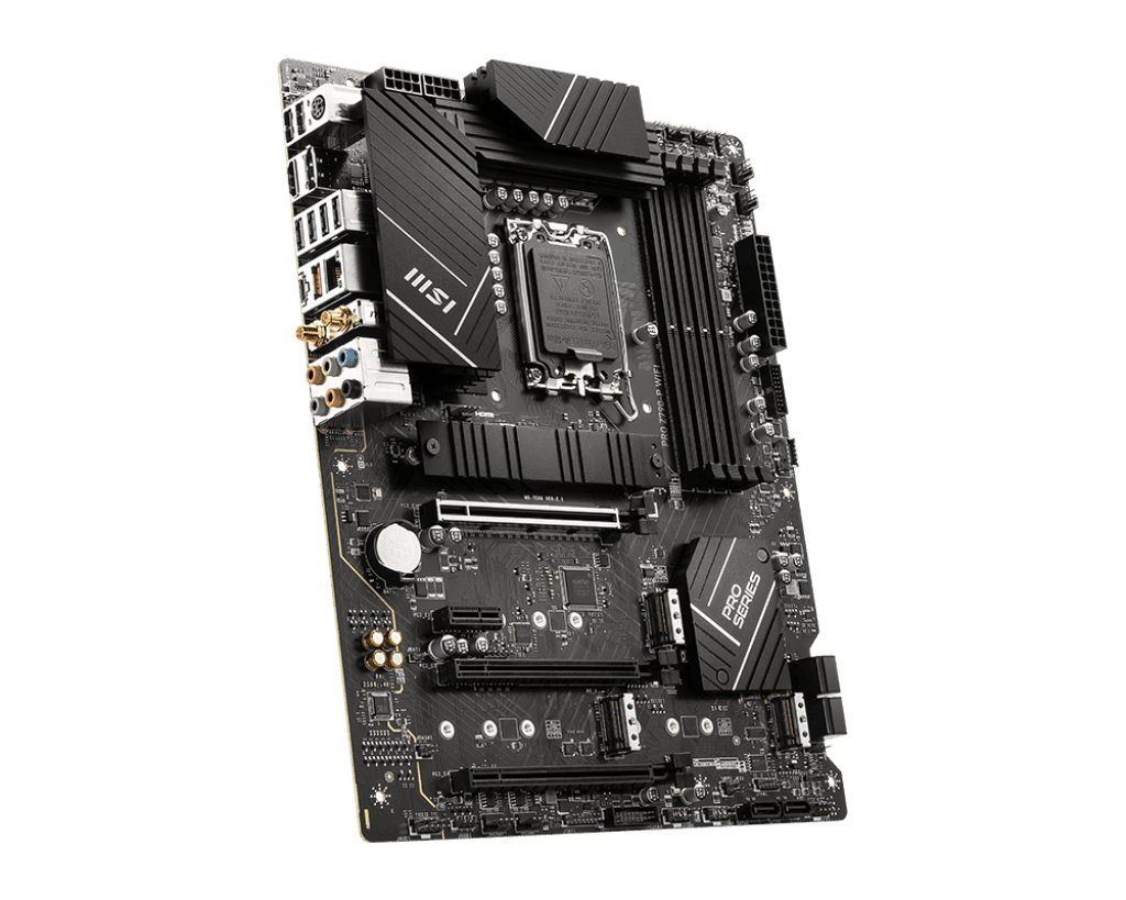 MSI PRO Z790‑P WiFi DDR5 ATX Motherboard LGA 1700 DDR5 | PCIe 5.0 GPU Slot, Dual M.2 Gen4