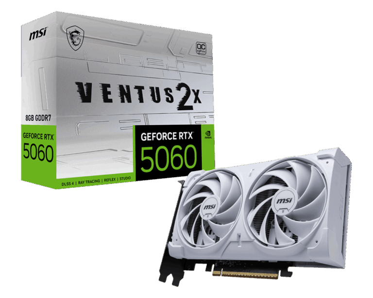 MSI RTX 5060 Ventus 2X OC White 8GB GDDR7