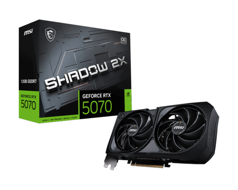 MSI RTX 5070 OC Shadow 2X 12GB Graphics Card