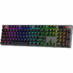 Redragon Dharma Pro K556 Pro - 104 Keys Bluetooth+2.4Ghz+Wired Mechanical Keyboard (Quiet Linear Red Switch)