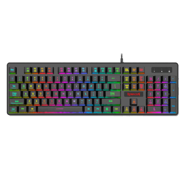 Redragon Dyaus Pro K509-1 - 104 Keys RGB Wired Keyboard without side LED (Mechanical Feel)