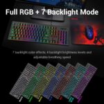 Redragon Dyaus Pro K509-1 - 104 Keys RGB Wired Keyboard without side LED (Mechanical Feel)