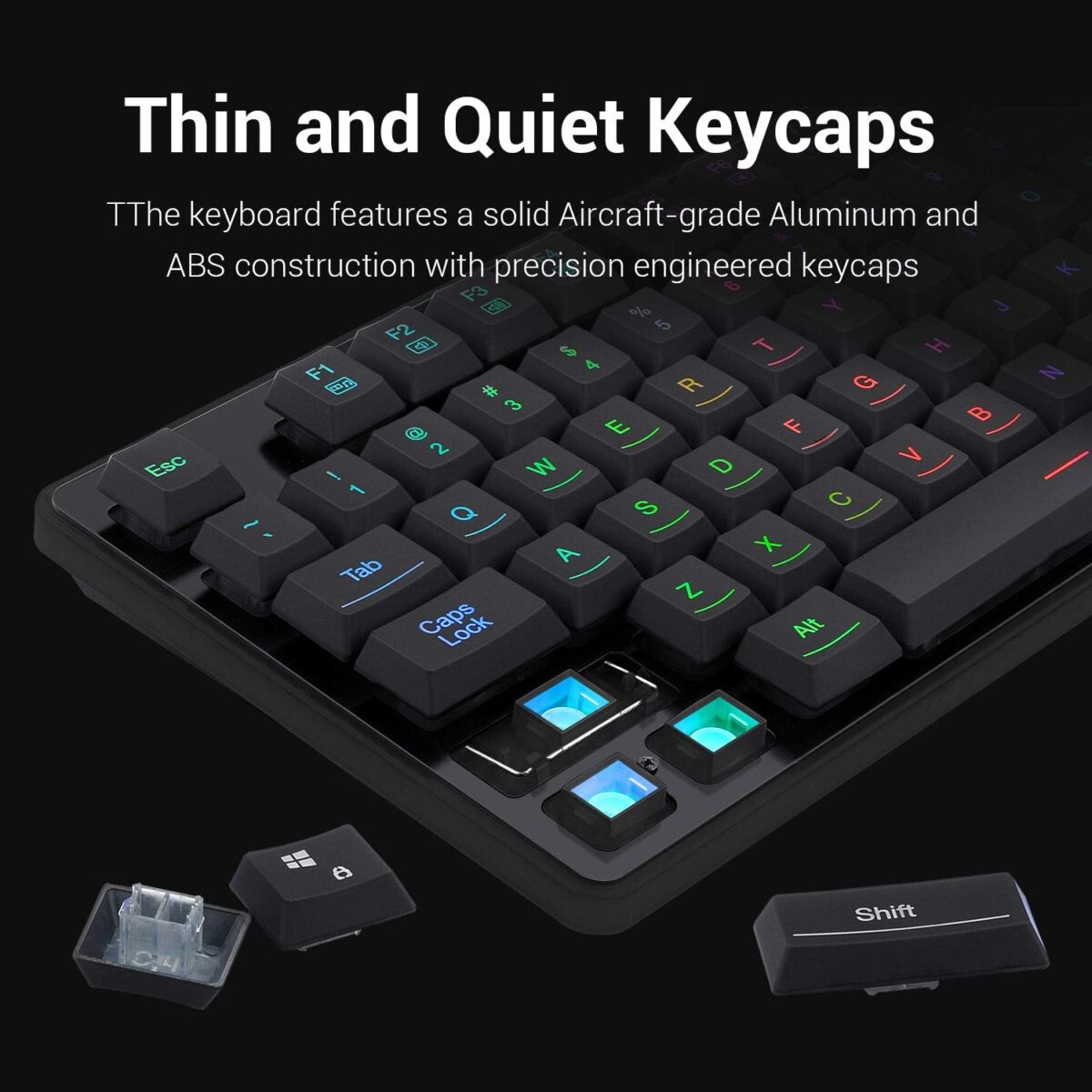 Redragon Shiva K512-Wired Membrane Keyboard RGB Black