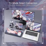 Redragon Eisa Pro K686 Pro Wired+2.4Ghz+BT Mechanical Keyboard Anime Theme (Custom Hi-Fi Linear Switch)