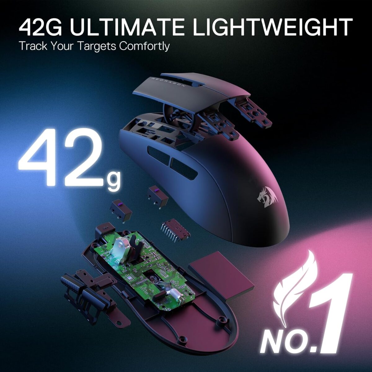 Redragon K1NG 1K M724 - Wired Gaming Mouse