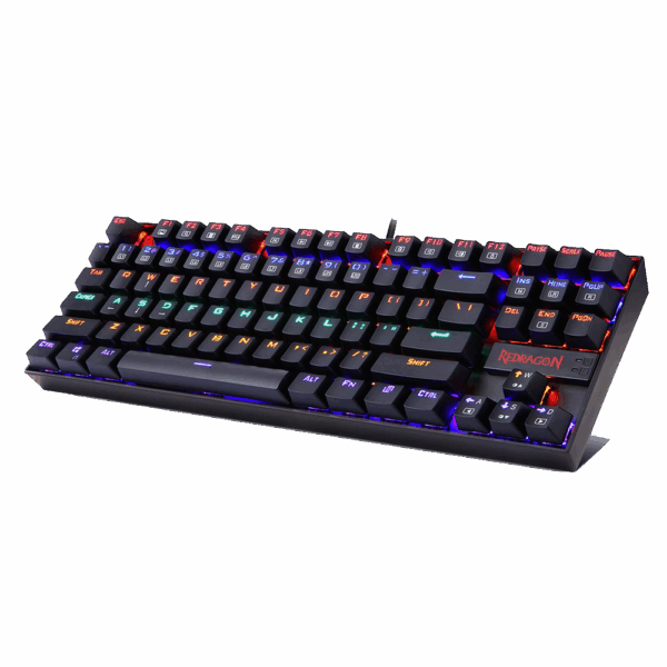 Redragon Kumara K552 - TKL Wired Mechanical Keyboard Rainbow (Red Switch)