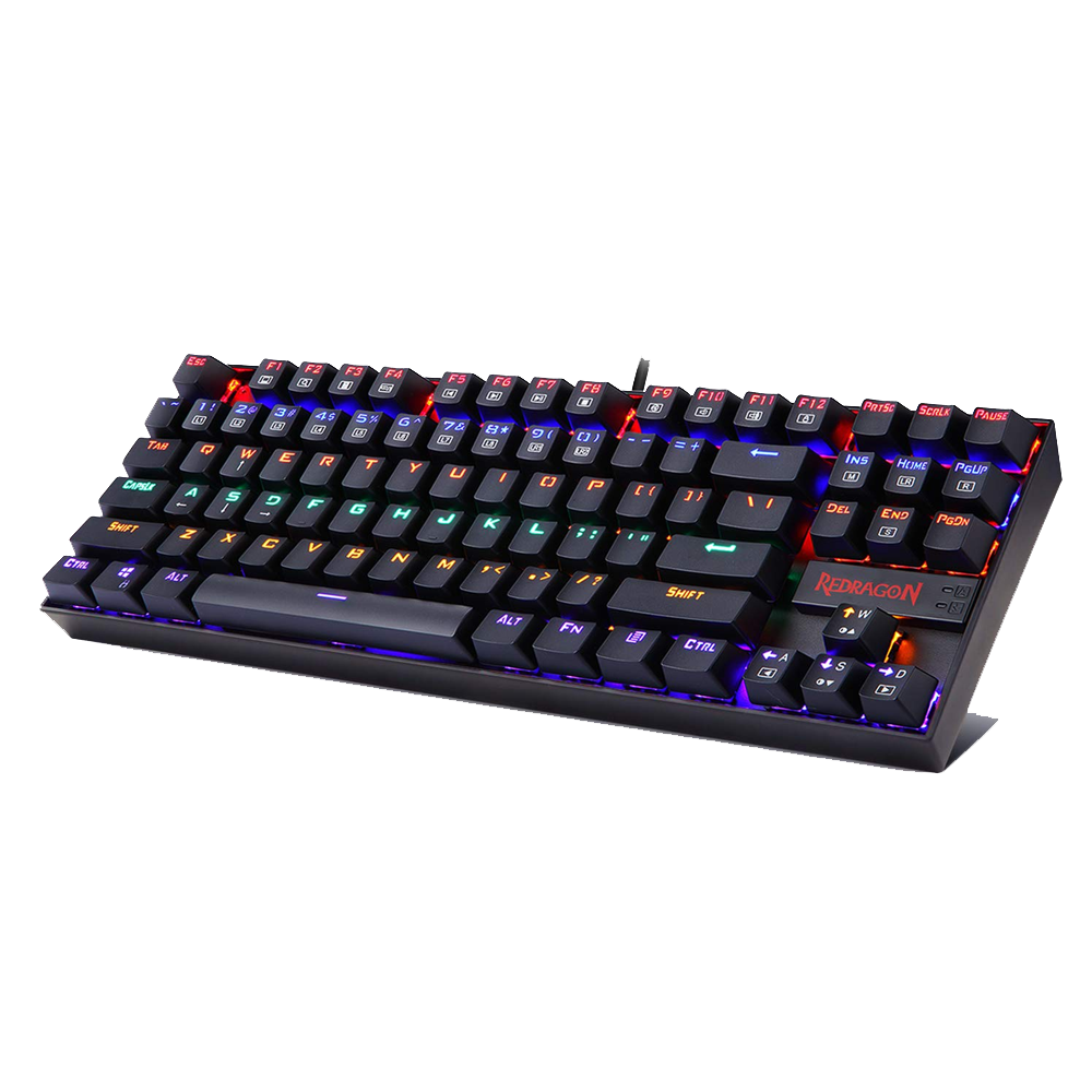 Redragon Kumara K552 - TKL Wired Mechanical Keyboard Rainbow (Red Switch)