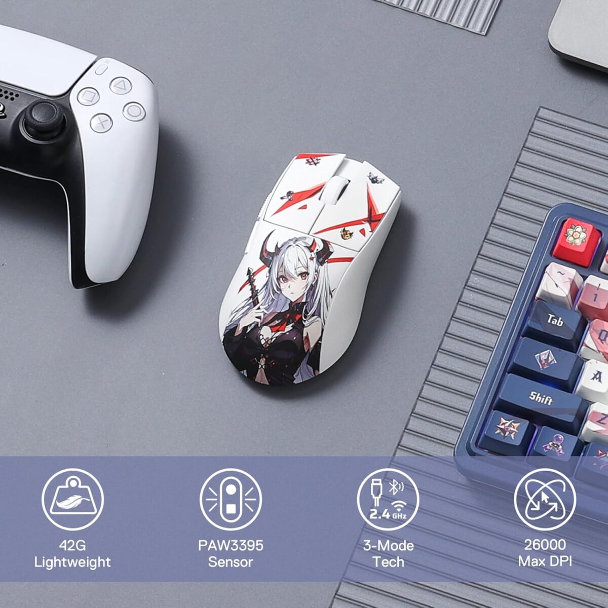 Redragon M916 AK Pro 3-Mode Wireless Gaming Mouse