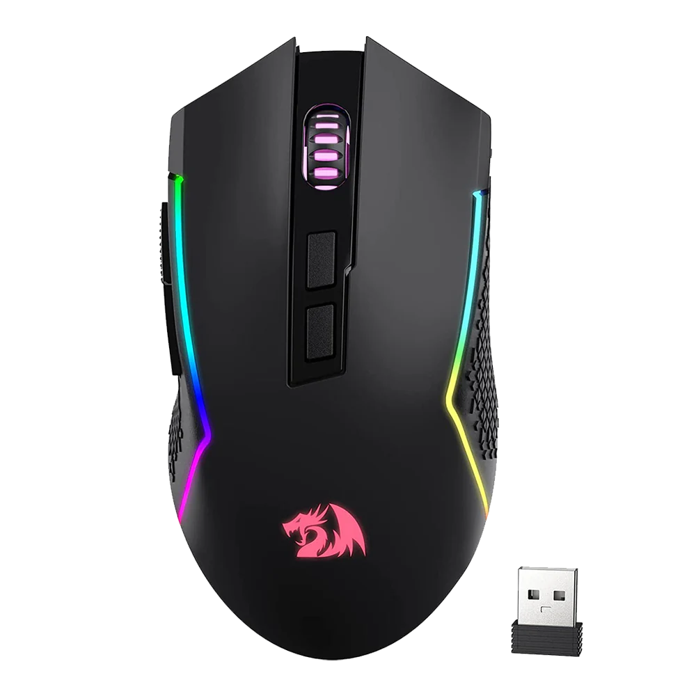 Redragon M693 Gaming Mouse – 8000 DPI with 3-Mode Connection & RGB Backlight