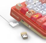 Redragon Ucal Pro K673 Pro - 75% Wired+2.4Ghz+BT Mechanical Keyboard Anime Theme (Custom Hi-Fi Linear Switch)