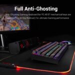 Redragon Vara K551-104 Wired Mechanical Keyboard Rainbow Black (Red Switch)