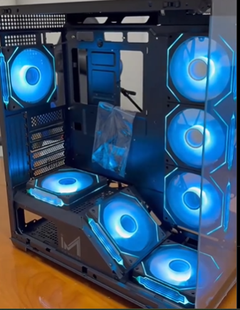 Screenshot (73) ICEMASTER Dynamite X7 Mid-Tower Computer Case/Gaming Cabinet - Black (7 Argb Fans) | Support ATX, Micro-ATX, Mini-ITX | Pre-Installed 3 Side Fans, 1 Rear Fan & 3 Bottom Fans - Image 1