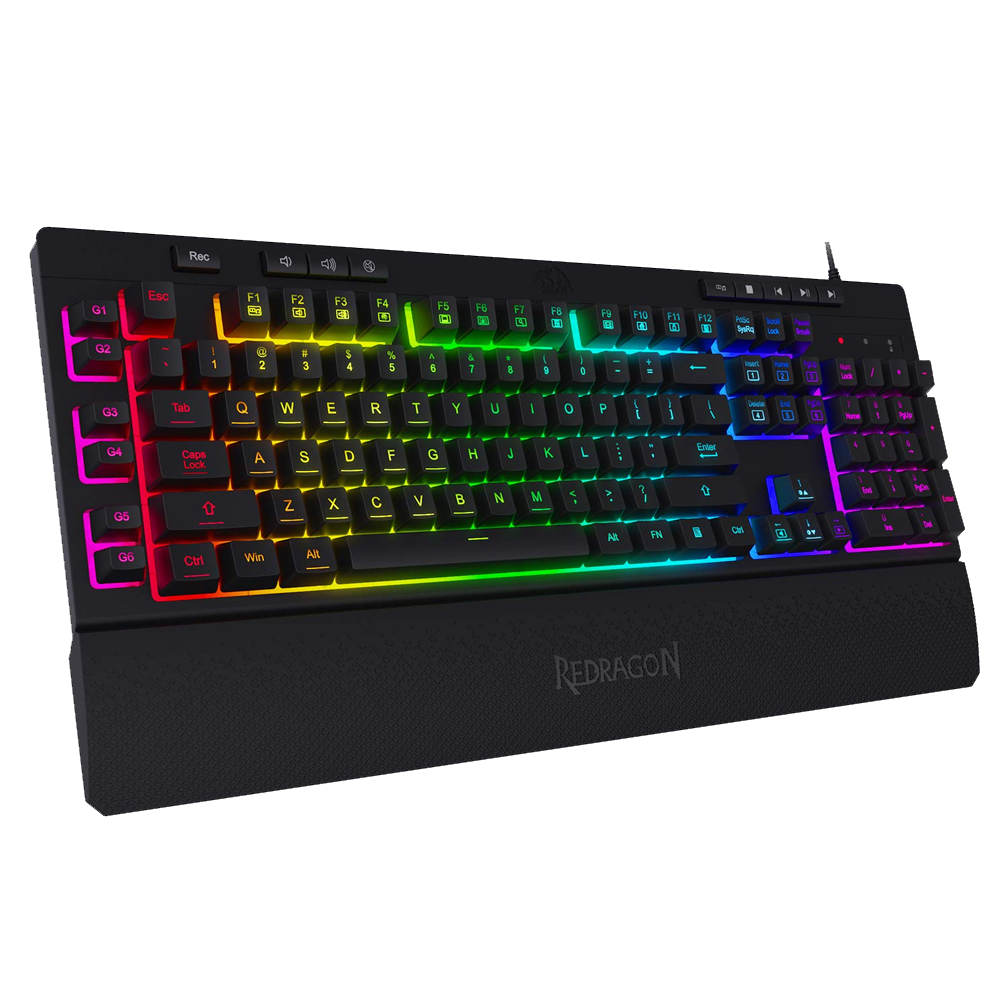Redragon Shiva K512-Wired Membrane Keyboard RGB Black