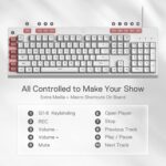 Redragon Shiva K512-Wired Membrane Keyboard RGB White