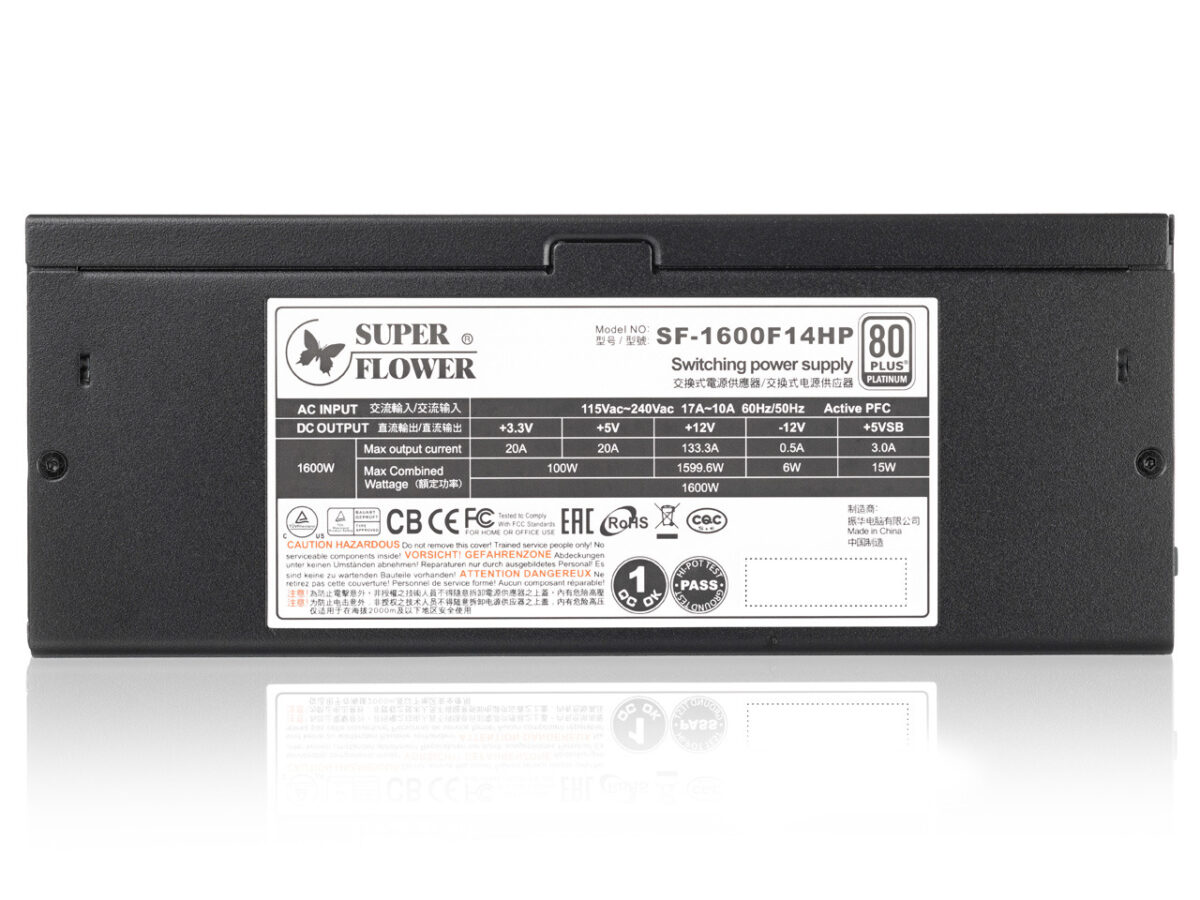 Super Flower SF-1600F14HP Leadex PLATINUM 1600W , PCIe5.0