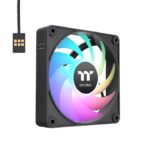 Thermaltake CT120 EX ARGB Reverse PC Cooling Fan (3-Fan Pack), Magnetic Connection, 5V Motherboard Sync, 16.8 Million Colors 9 Addressable LEDs, 120 mm Case/Radiator Fan - Image 2