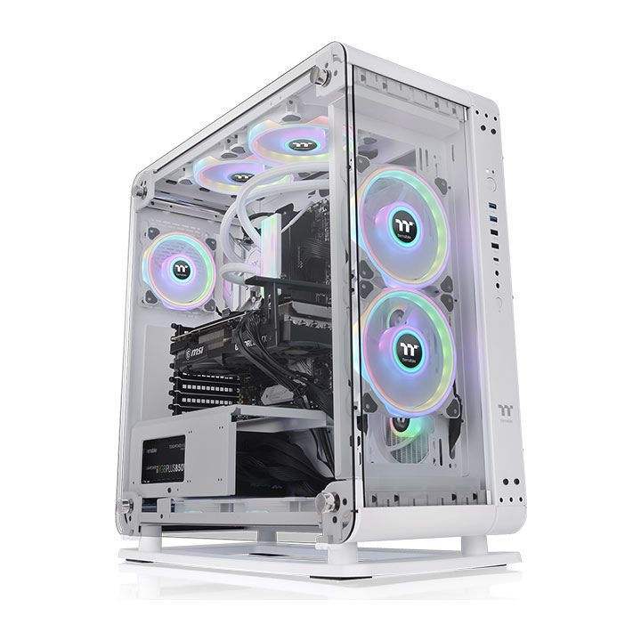 Thermaltake Core P6 TG White – Mid Tower Convertible Tempered Glass Chassis