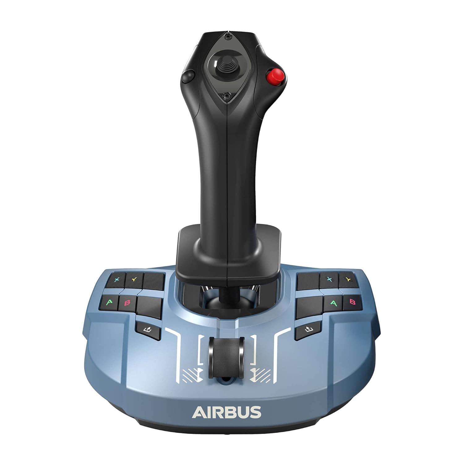 Thrustmaster TCA Sidestick X Airbus Edition – Ergonomic Flight Control Joystick, 4 Configurable Head Buttons