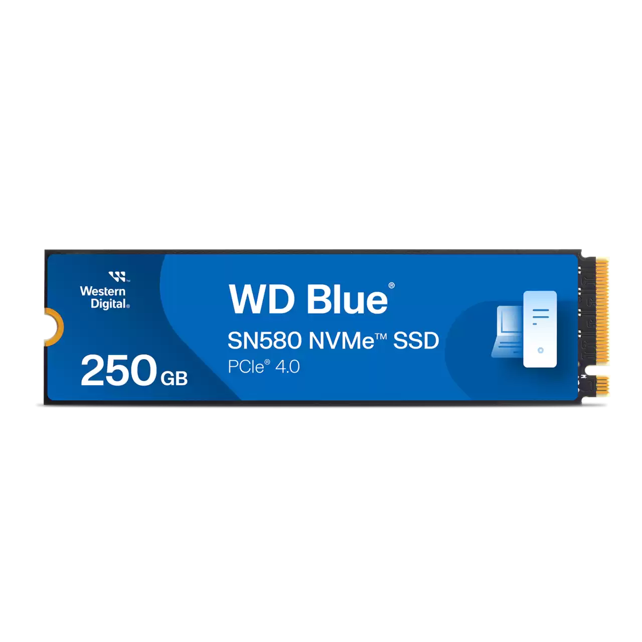 Western Digital Blue SN580 250GB NVMe M.2 2280 PCIe Gen4 SSD 4150MB/s