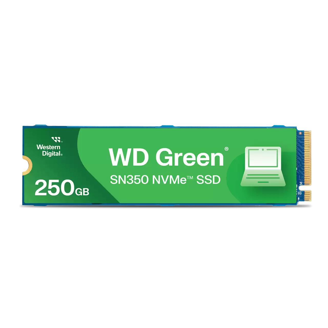Western Digital Green SN350 NVMe SSD – 250GB, PCIe Gen3, Up to 2400MB/s