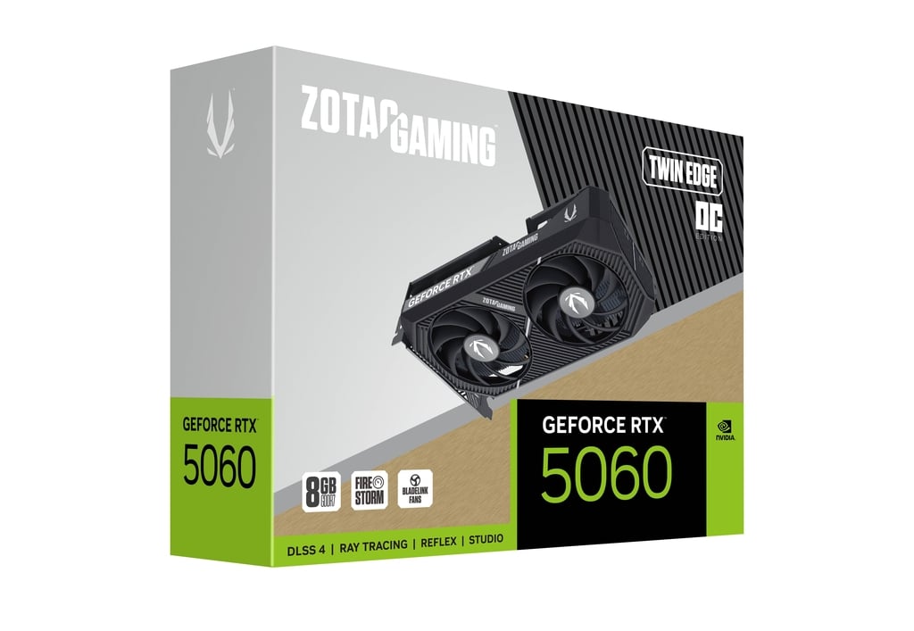 ZOTAC Gaming GeForce RTX 5060 Twin Edge OC Graphics Card