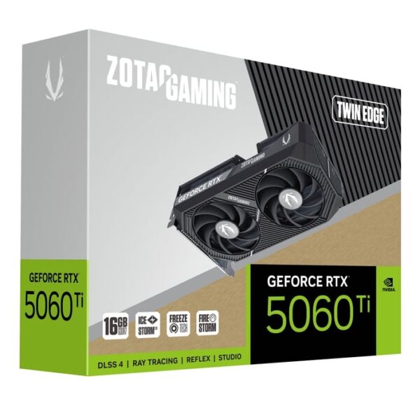 Zotac Gaming GeForce RTX 5060 Ti 16GB Twin Edge Graphics Card 1