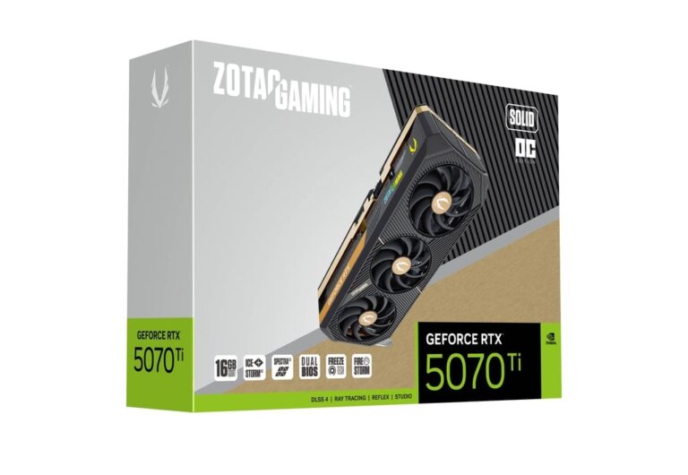Zotac Gaming GeForce RTX 5070 Ti Solid OC 16GB Graphics Card 7