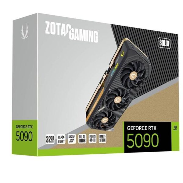 Zotac Gaming GeForce RTX 5090 Solid 32GB GDDR7 Graphics Card 1