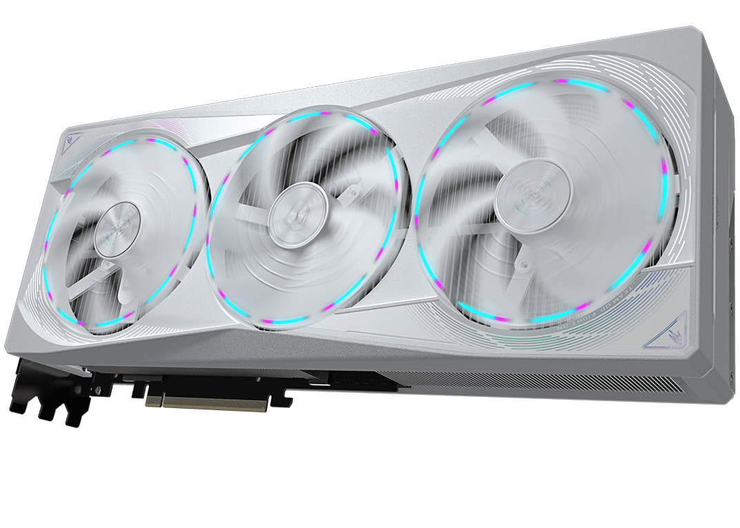 Gigabyte AORUS GeForce RTX 5080 Master ICE 16GB Graphics Card | Futuristic White Aesthetic