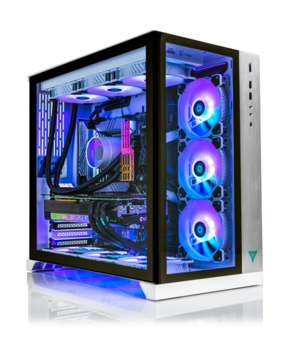 Custom Gaming PC – Intel Core i9-14900KS, RTX 4060 Ti Zotac, Z790 Eagle AX, 32GB DDR5, 1TB Gen4 SSD, 750W Gold PSU, 360mm Liquid Cooler with Display, 7-Fan Cabinet