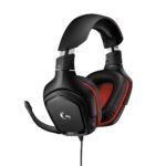 Logitech G331 Wired Over Ear Gaming Headphones, 50 mm Audio Drivers, Rotating Leatherette Ear Cups, 3.5 mm Audio Jack, with mic, Lightweight for PC, Mac, Xbox One, PS4, Nintendo Switch - Black/Red - Image 6