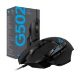 Logitech G502 Hero High Performance Wired USB Gaming Mouse, Hero 25K Sensor, 25,600 DPI, RGB, Adjustable Weights, 11 Programmable Buttons, On-Board Memory, PC/Mac - Black - Image 3