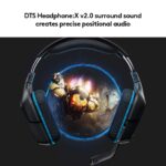 Logitech G431 with 7.1 Surround Sound, DTS X 2.0, 50 mm Audio Drivers, USB and 3.5 mm Jack, Flip-to-Mute Mic Wired Over Ear Headphones with Mic for PC - Black - Image 6