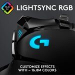 Logitech G502 Hero High Performance Wired USB Gaming Mouse, Hero 25K Sensor, 25,600 DPI, RGB, Adjustable Weights, 11 Programmable Buttons, On-Board Memory, PC/Mac - Black - Image 6
