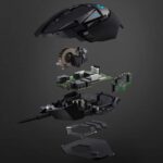 Logitech G502 Hero High Performance Wired USB Gaming Mouse, Hero 25K Sensor, 25,600 DPI, RGB, Adjustable Weights, 11 Programmable Buttons, On-Board Memory, PC/Mac - Black - Image 2