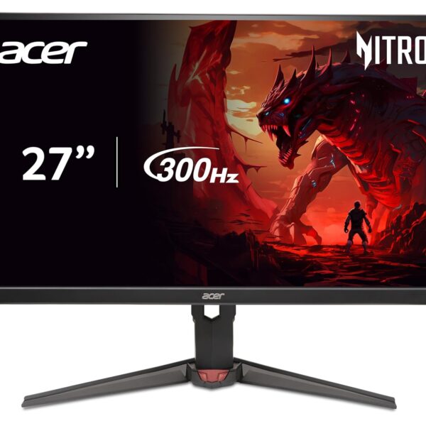 Acer XV272U F3 27-Inch WQHD 300Hz Gaming Monitor | 0.5ms Response, FreeSync Premium, HDR10 Display for Esports & Pro Gaming