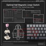Redragon K617 Rapid Trigger Gaming Keyboard, 60% 61 Keys Wired Mechanical Keyboard w/Hyper-Fast Actuation, Dedicated Magnetic Switch, Actuation Point Adjustable, 8K Hz Polling Rate, Misty Grey - Image 5