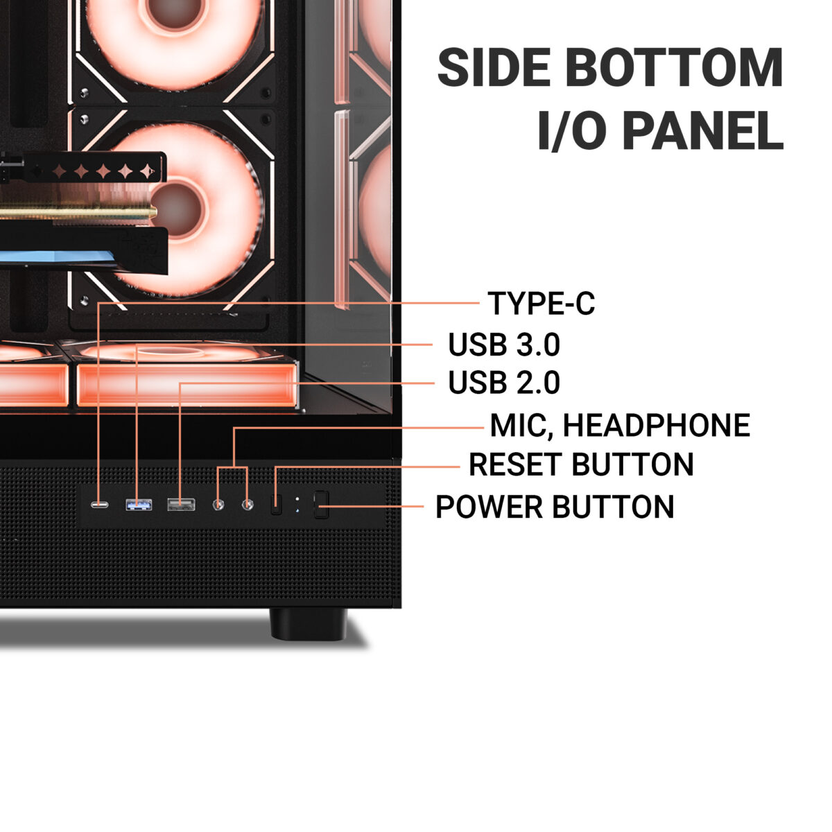 Ant Esports Crystal X6 Cabinet - Image 5