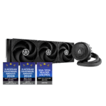 Arctic Liquid Freezer III 360 Non-RGB AIO Cooler | High-Performance 360mm CPU Liquid Cooler with VRM Fan, PWM Control & Silent Cooling - Image 2