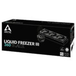 Arctic Liquid Freezer III 360 Non-RGB AIO Cooler | High-Performance 360mm CPU Liquid Cooler with VRM Fan, PWM Control & Silent Cooling - Image 3