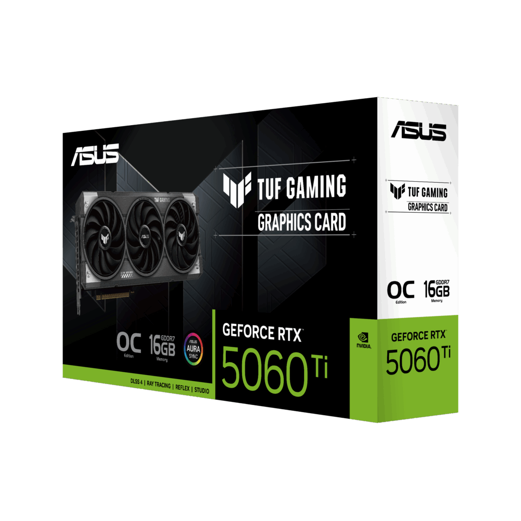 Asus TUF Gaming 5060TI 16GB OC Graphics Card 9
