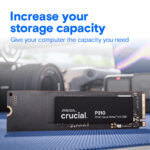 Crucial P310 1TB 2280 PCIe Gen4 3D NAND NVMe M.2 SSD – Up to 7,100 MB/s – Shift up to Gen4 – Internal Solid State Drive (PC) – CT1000P310SSD801 - Image 5