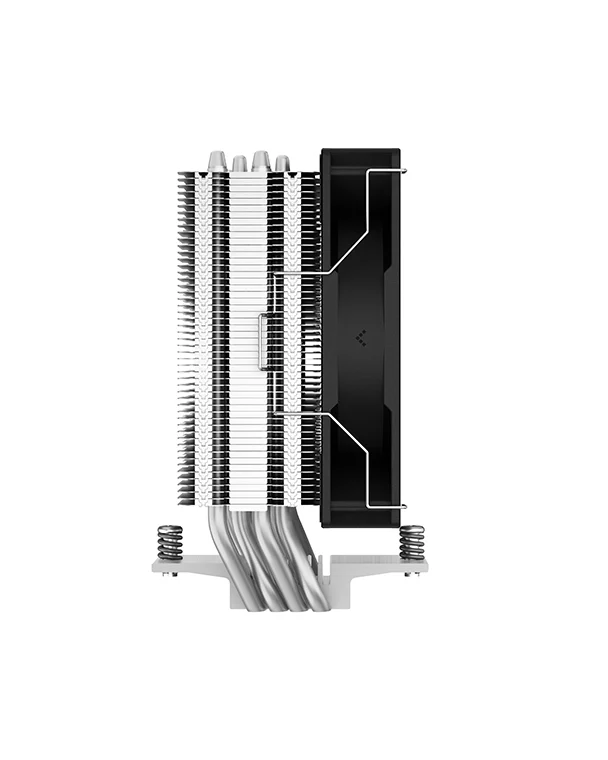 DeepCool AG400 Black ARGB Air Cooler 3 DeepCool AG400 Black ARGB – White Single-Tower 120 mm CPU Air Cooler with ARGB Lighting & 220 W TDP Support - Image 4